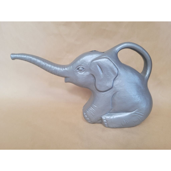 Union Products Vintage Watering Can Elephant. Silver 13 inches, 1996 - Picture 3 of 9